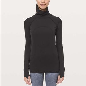 Lululemon athletica black swiftly speed turtleneck